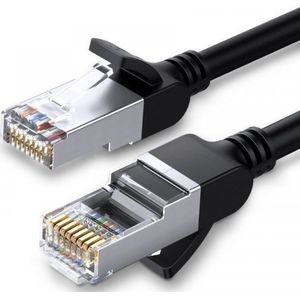 UGREEN Kabel netwerk met metaal wtyczkami, Ethernet RJ45, Cat.6, UTP, 10m (zwart)