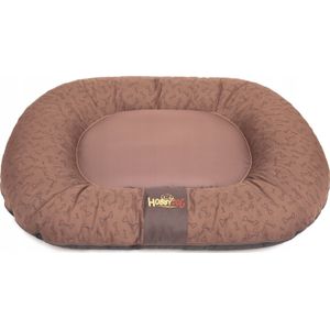 Hobbydog bed Ponton Prestige - helder brąmet w kości XXL