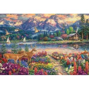 Castorland puzzel 1500 element?w Spring mountain majesty