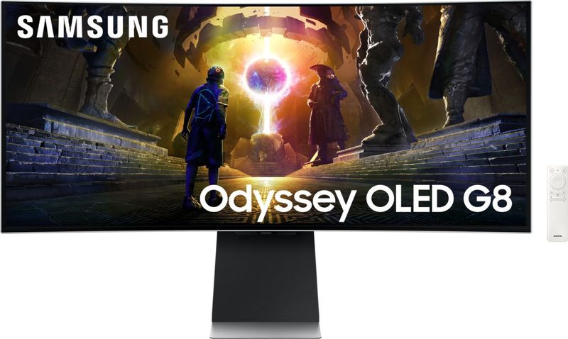 Samsung Odyssey G8 LS34DG850SUXEN- OLED Ultrawide WQHD Gaming Monitor - 175Hz - 34 Inch