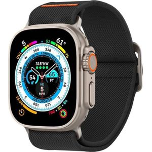 Spigen APPLE WATCH belt 4 / 5 / 6 / 7 / 8 / SE / ULTRA (42 / 44 / 45 / 49 MM) Fit Lite Ultra zwart