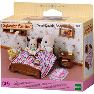 Sylvanian Families 5019 twijfelaar-bed- inrichting poppenhuis - nachtkastje