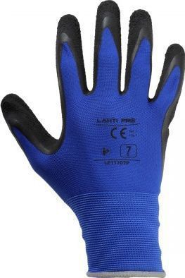 LAHTI PRO handschoenen Lateks zwart-marineblauw 8 (L211708K)