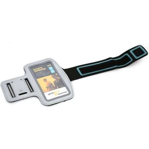 Platinet POSGR mobiele telefoon behuizingen 12,7 cm (5 inch) Armband doos Zwart, Grijs, Transparant