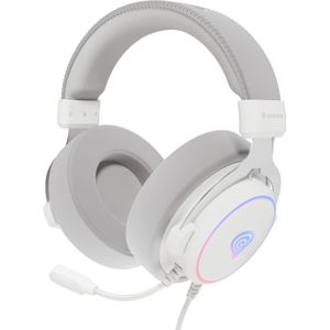 Genesis Neon 764 Headset Bedraad Hoofdband Gamen USB Type-A Wit