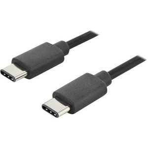 Digitus ASSMANN USB 3.0 SuperSpeed Connection Cable USB C M(plug)/USB C M(plug) 1,8m bla