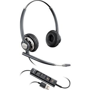 Poly EncorePro 525 M Headset Bedraad Hoofdband Kantoor/callcenter Zwart