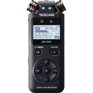 TASCAM DR-05X dictaphone Flashkaart Zwart