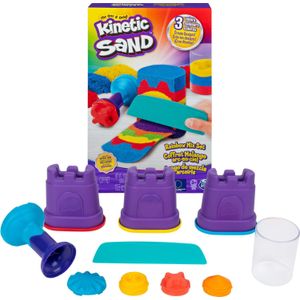 Spin Master Kinetic Sand - Regenboog pakket met speelzand in drie kleuren