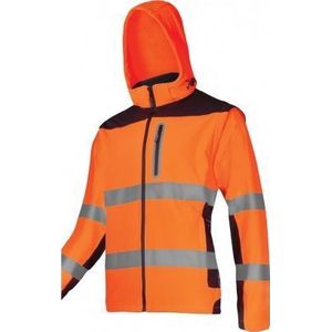 LAHTI PRO Softshell Warning met Unlocked oranje handschoenen 3XL (L4092206)