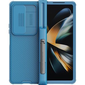 Nillkin CamShield Pro Case (suit) etui Samsung Galaxy met Fold 4 hoes met osłoną na aparat standaard blauw