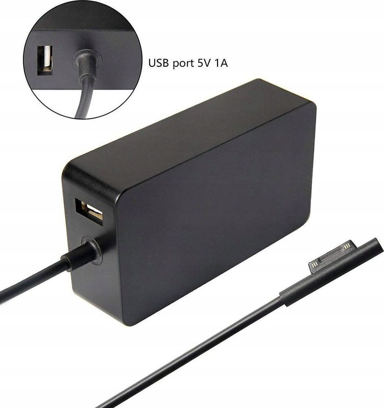 MICROSPAREPARTS MOBILE Microsoft Surface Pro 3,4,5 oplader - Netspanningsadapter