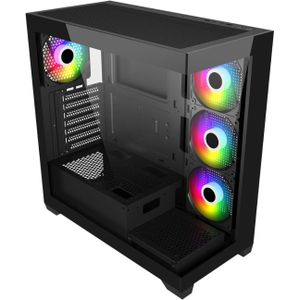 FORTRON FSP Geh Midi M340 BA ATX/M-ATX/M-ITX/ARGB o.N. zwart retail