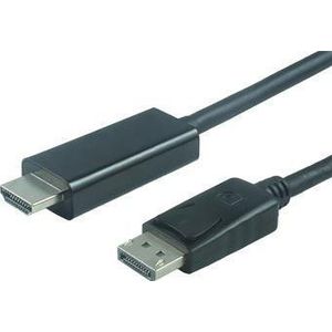 PremiumCord Cable DisplayPort - HDMI 2m zwart (kportadk04-02)