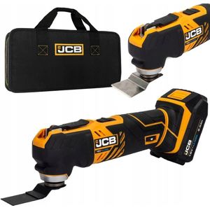 JCB gereedschap multifunctioneel oscylacyjne 18V (kpl.: accu 2Ah, lader, tas)