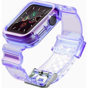 Hurtel Strap licht Set siliconen band band armband armband etui voor zegarka Watch 3 42mm / Watch 2 42mm paars