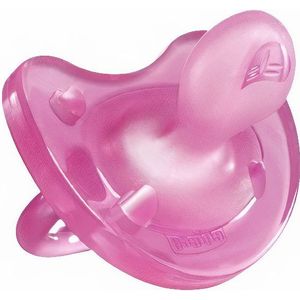 Chicco fopspeen Physio Soft baby siliconen roze