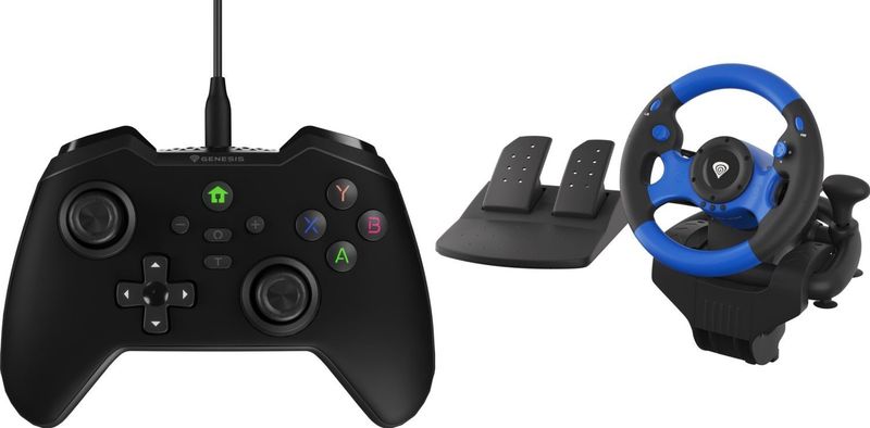 Genesis Pad MANGAN 300 zwart (NJG-2103) + stuur Seaborg 350