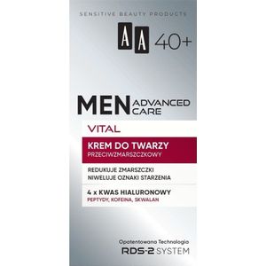 AA Men Advanced Care Vital gezichtscrème przeciwzmarszczkowy voor mężczyzn 40+ 50 ml