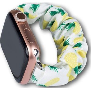 Hurtel Materiałowa band voor Watch 7 / 6 / 5 / 4 / 3 / 2 / SE (41 / 40 / 38mm) band armband armband na gumce ananas