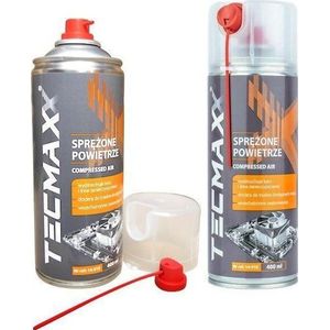 TECMAXX Compressed Air 400ml + straw