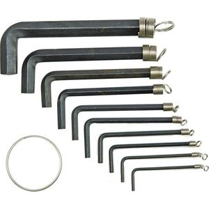 Vorel Set of hex wrenches type L 1,5-10mm 10pcs (56390)