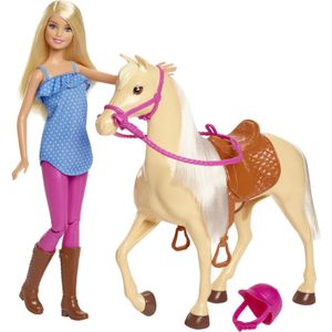 Mattel Basis Paard/Pop (Blond)