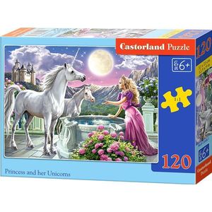 Castorland Princess and her Unicorns 120 stukjes