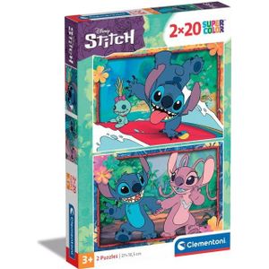 Supercolor Disney Stitch Legpuzzel 20 stuk(s) Stripfiguren