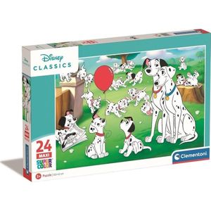 Clementoni CLE puzzel 24 maxi SuperKolor Disney dieren 24245