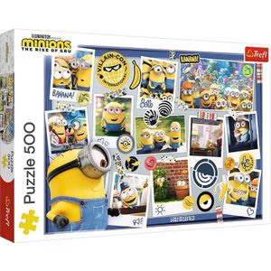 Trefl - Puzzles -  inch500 inch - Crazy photo collection / Universal Minions the rise of Gru