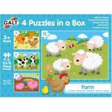 Galt Puzzels 4 In A Box - Farm
