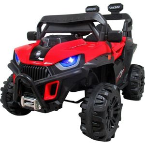 R-Sport Buggy X8n speelgoed auto na accu, rood, autostoel met PU leer