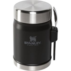 Stanley The Legendary Food Jar + Spork 0,4L - Thermosfles - Matt Black