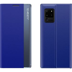 Hurtel New Sleep Case hoes etui met klapką met functie podstawki Samsung Galaxy A72 blauw