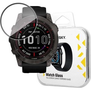 Wozinsky Watch Glass hybrydowe glas voor Garmin Fenix 7 zwart