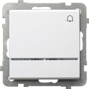 Ospel Faithful Sonata bell connector met wit backlight (LP-6RS/m/00)