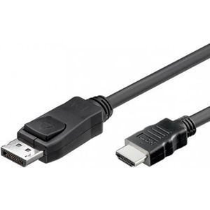Techly ICOC-DSP-H12-020 video kabel adapter 2 m DisplayPort HDMI Type A (Standaard) Zwart