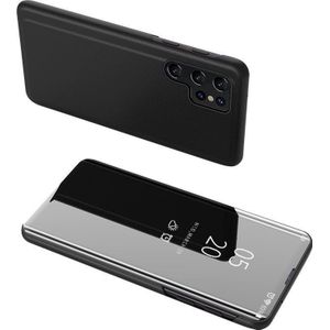 Hurtel Clear View Case etui voor Samsung Galaxy S23 Ultra hoes met klapką zwart