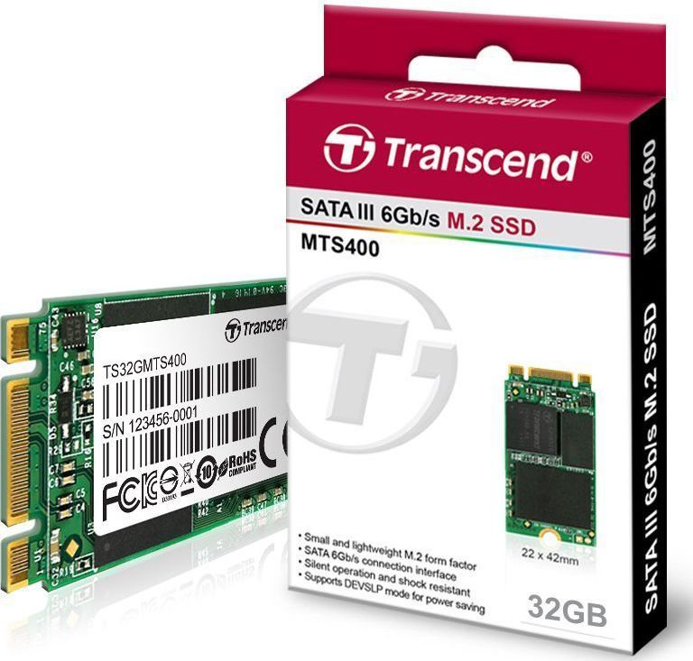 Transcend MTS400 SSD M.2 SATA MLC 32GB