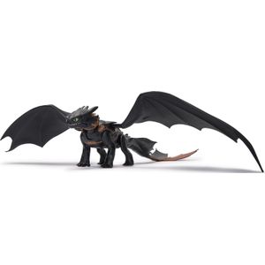 Spin Master How to train your dragon - Hoe Tem Je Een Draak - Ultieme Plasmastoot Tandloos Actiefiguur 63,5 cm met Licht en Geluid - Speelgoed