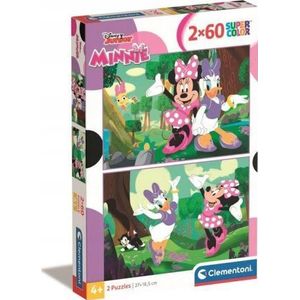 Clementoni puzzel 2x60el SuperColor Minnie Mouse 24815