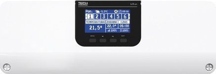 Tech Eight-zone L-X wire-wired paneel met ingebouwde WIFI STLXWH module