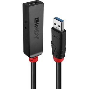 Lindy 43401 interface hub USB 3.2 Gen 1 (3.1 Gen 1) Type-C 5000 Mbit/s Zwart