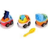 LEANToys A set of 3 Auts to start an speelgoedauto's Buildable Screwdriver