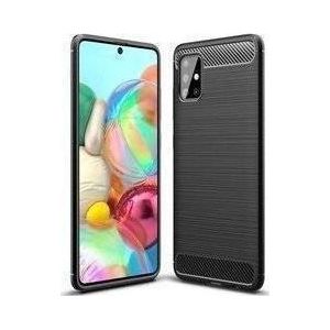 CASE ETUI CARBON LUX zwart HUAWEI Y9A standaard