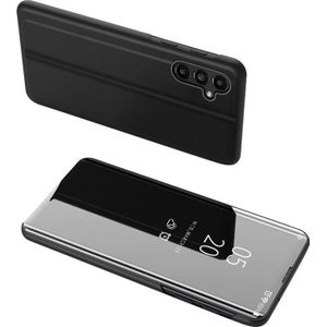 Hurtel Clear View Case case voor Samsung Galaxy A14 cover met zwart flap