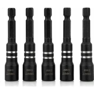 SMART magnetisch doppen udarowe 1/4 inch 8mm 5 stuks