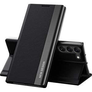 Hurtel Sleep Case Pro etui voor Samsung Galaxy S23+ met klapką standaard zwart