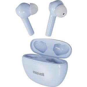MAXELL Dynamic+ draadloze hoofdtelefoon met oplaadetui Bluetooth blauw